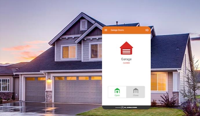 Smart garage door opener