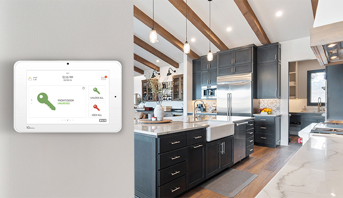 Interactive panel security system